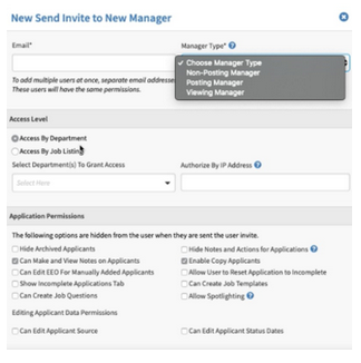 Applicant Tracking User Guide- Creating a New User