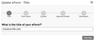 Creating eForms