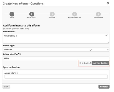 Creating eForms