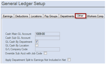 General Ledger Setup Overview