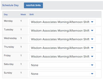 Creating and Assigning Work Scheduled in Time Sheets
